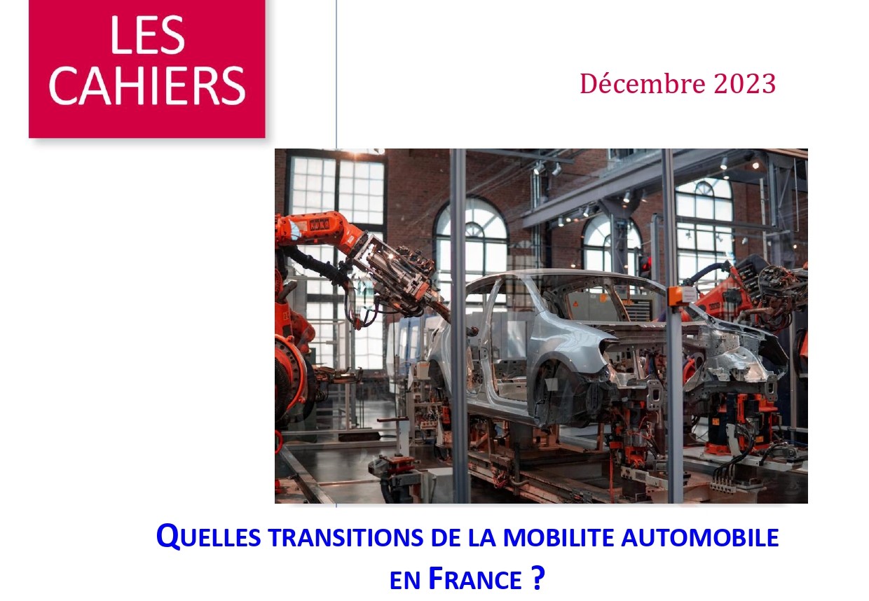 Publication du Cahier IESF n41 : Quelles transitions de la mobilit automobile en France ?
